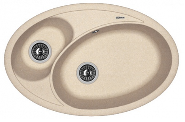 Мойка FLORENTINA Селена 780*510*217  песочный (стоп-лист)