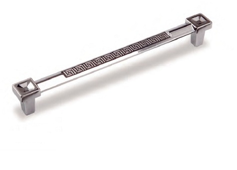 ВЛ FS-125 ручка скоба 160 мм хром глянцевый/кристалл SALE (стоп-лист)