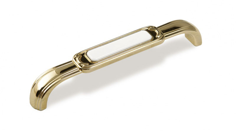 ВЛ FS-139  ручка скоба 128 мм старое олово/белый SALE