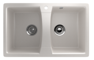 Мойка ULGRAN U-402-331 двойная  белый