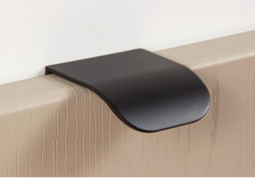 BRD RT011BL.1 ручка торцевая 32 мм POINT черный матовый (заказ)