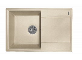 Мойка FLORENTINA Консул 760*500*197 прямоугольная песочный (стоп-лист)
