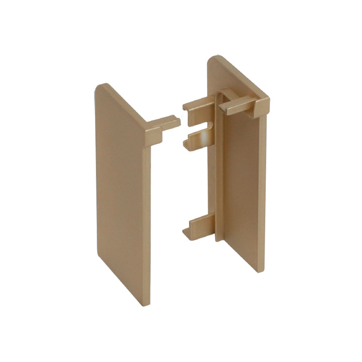 Фурнитекс G-line CN заглушка "L" ЗАКРЫТАЯ, латунь (золото), 2шт