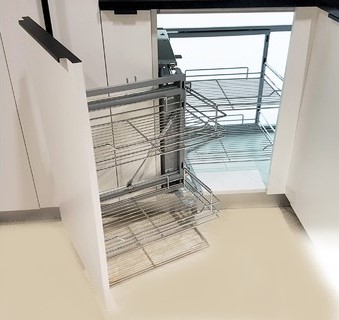 BRD Корзина выкатная для кухни UNIVERSE KRM04/900-1000 с доводчиком