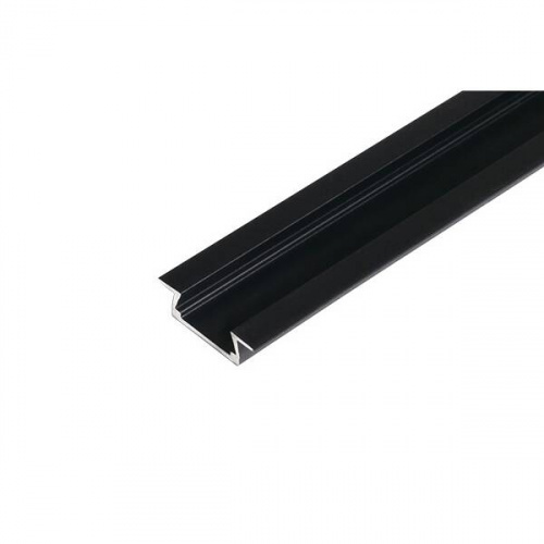 Профиль 2206 для LED подсветки врезной, L=3000 мм, отделка алюминий черный