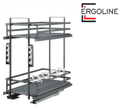 BRD Корзина выдвижная QUADRA KR28/2/3/300/GRPH с доводчиком (замена на KR28/1/3/300)