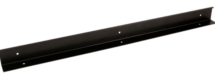 Кронштейн 600 мм для крепления столешницы H.38,8мм к стене, отделка черный бархат (матовый) (заказ)