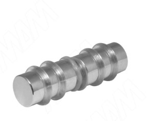 Полкодержатель для стеклянных полок двусторонний,хром (заказ)