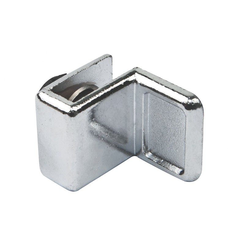 Ручка для стеклянной двери D/11, хром (без петель)