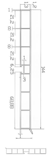 соединитель 180 Н-150 антрацит KORNER