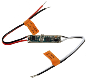 Диммируемый выключатель для установки в профиль, 3A, 12/24V, 36/72W