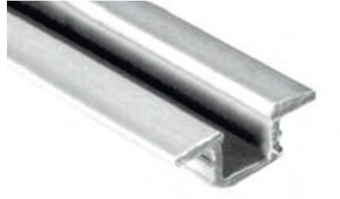 Профиль направляющий врезной белый 2,5м (акцес) SALE