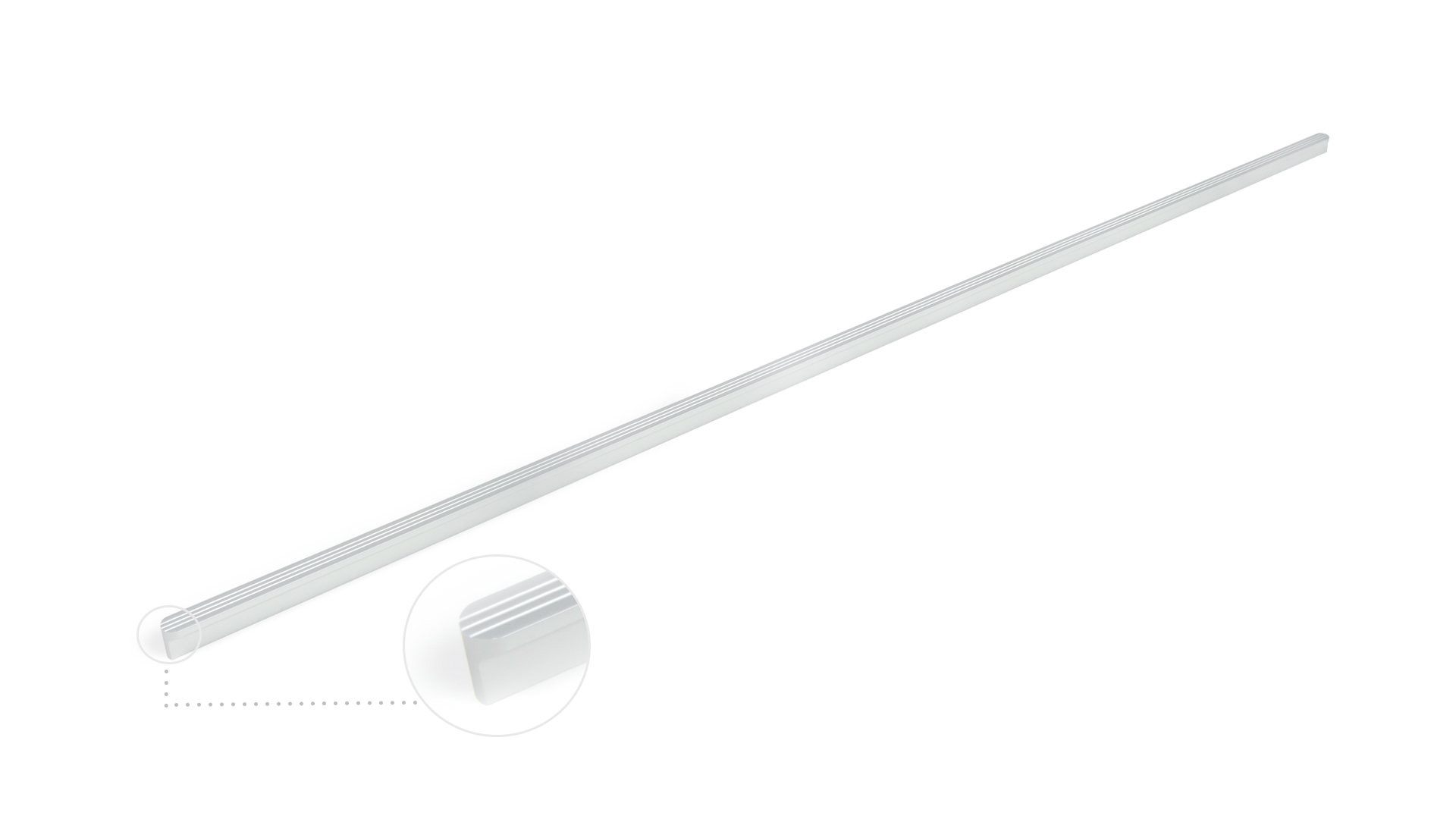 BRD RS064SC.4 ручка-скоба 320 мм VERTICAL SHELL сатиновый хром