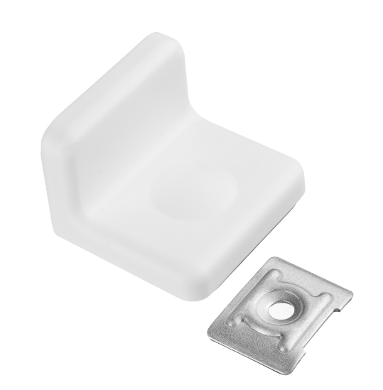 Lemax Уголок металлический + накладка 40х45х32мм белый