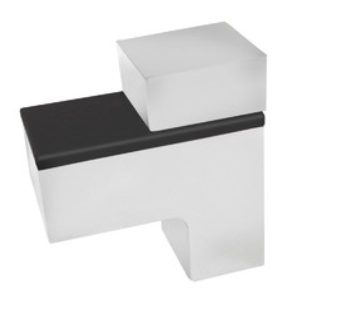 BRD P510SC.2 полкодержатель квадратный матовый хром (до 20 мм) SALE