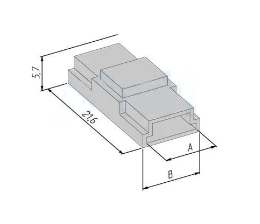 BUTTON Коннектор для ленты 8 мм, стык в стык, IP20