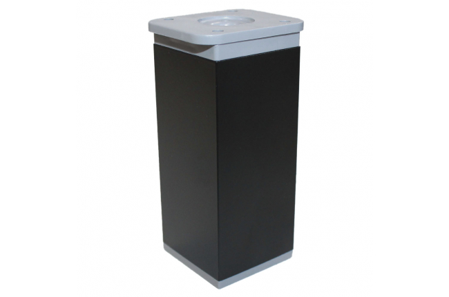 SETE Опоры регулируемые квадратные h 100 пластик+алюм.,черные