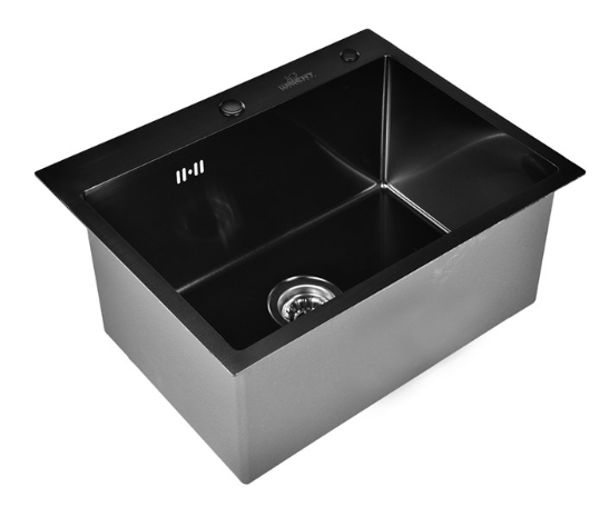 Мойка прямоугольная WISENT c PVD покрытием 5848 (580*480*220см)