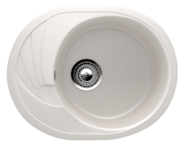 Мойка ULGRAN U-403-341 с малым крылом универсальная молоко