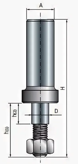 60-12008 шпиндель с подшипником