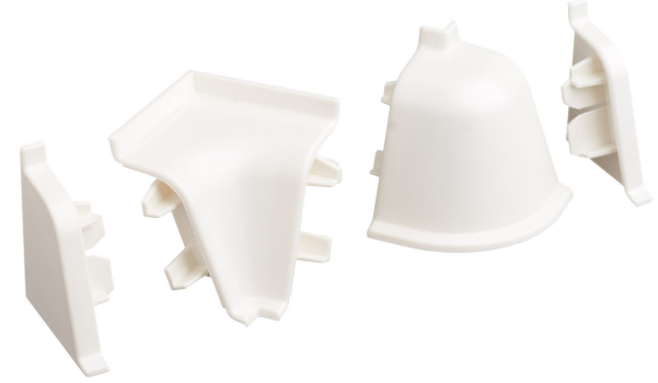 заглушки+ углы Rehau пластик белый 91115 (в стопе)