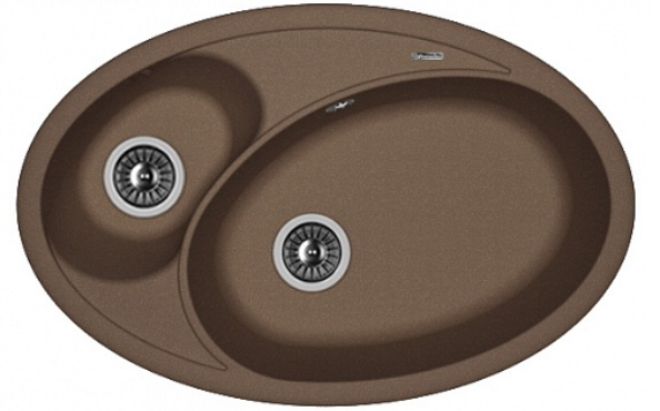 Мойка FLORENTINA Селена 780*510*217  мокко (стоп-лист)