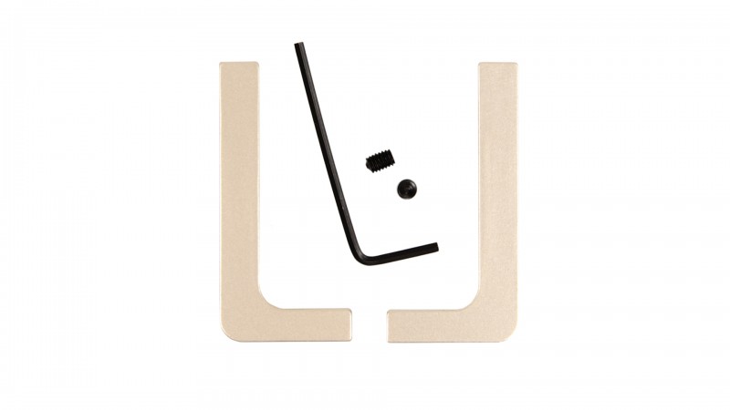 BRD RZ051.01SG заглушки L GOLA BALANCE сатиновое золото (комп. 2шт) (заказ)