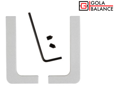 BRD RZ051.01SG заглушки L GOLA BALANCE сатиновое золото (комп. 2шт) (заказ)