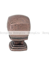 Ручка-кнопка, отделка медь античная (заказ)