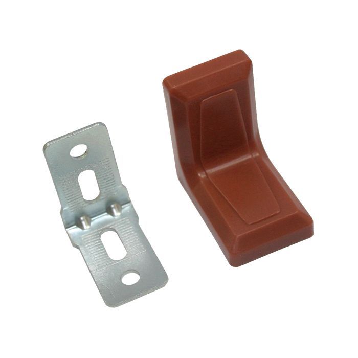 УХТ Уголок металлический + накладка 26*26 коричневый SALE