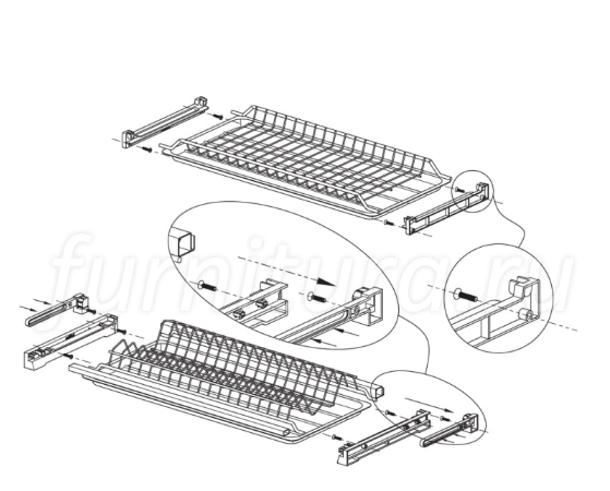 Kalibra 650 Сушка, 500 нерж. сталь 2 уровня, 1 поддон