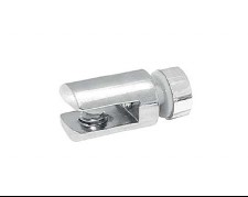 Полкодержатель для стекла 5-6 мм односторонний, хром