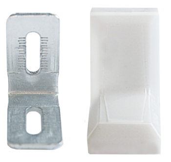 HARDI Уголок металлический + накладка малый белый