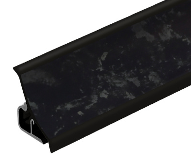 плинтус для столешниц 20*20*3,0 м Черный гранит 1294 MRK 120-1294