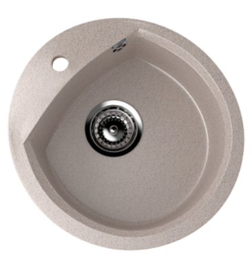 Мойка ULGRAN U-407-303 круглая  мойка салатовый