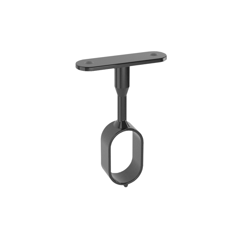 Elips Крепление к полке для овальной штанги 30х16 черный(заказ)