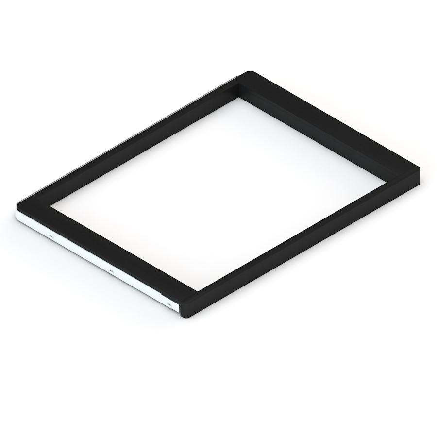 Аристо Рамка для корзин выдвижная, серия 460, L=607, Дерево тёмное/металлик GSA 0300 (заказ)