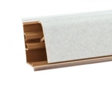 KORNER плинтус для столешниц 37*20*3000мм, LB-381-6188 "Бриллиант белый" Фур-ра 210 SALE