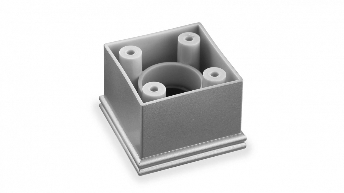 Н-023 Опоры регулируемые Валмакс квадратная h 45 алюминий (TS)