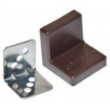 GRANDIS Уголок металлический + накладка 25*25 венге