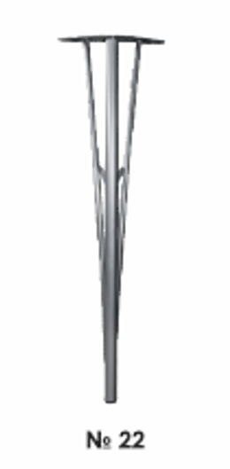 Опоры для столов и барных стоек Albico Модель №22 черный глянец SALE