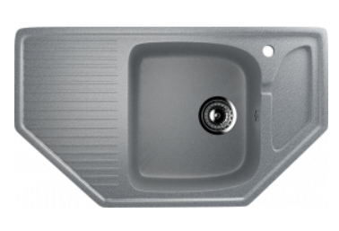 Мойка ULGRAN U-109-309 трапеция  темно-серый