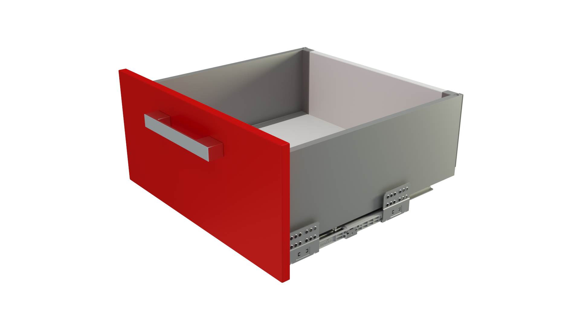 BRD SB20GR.1/500 Комплект СТАРТ 167мм soft-closing (плавное закрывание), серый (снято)