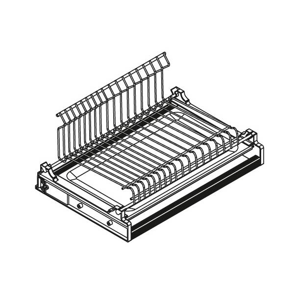 МАКМАРТ 702/80XP601502F16 Сушка, 800 нерж. сталь, 1-уровневая (заказ)