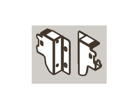 Крепление задней стенки h84.5 DTC Dragon Box белый