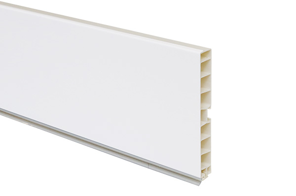 02 Цоколь ПВХ H.100, L=4000, белый (заказ)