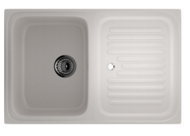 Мойка ULGRAN U-502-331 прямоугольная универсальная белая