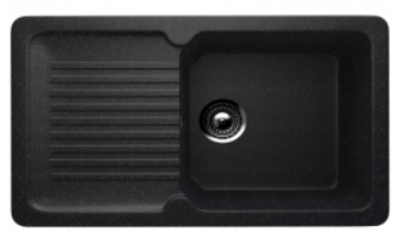 Мойка ULGRAN U-506-308 прямоугольная универсальная черный
