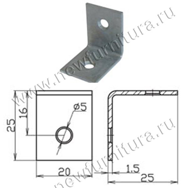 Уголок металлический 25*25*30 SALE