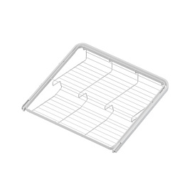 Аристо Выдвижная 2-х ярусная обувница L=450, белый GSA 0412/W (заказ)